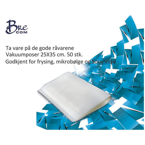 Vakuum pose (25X35 cm) 50 stk