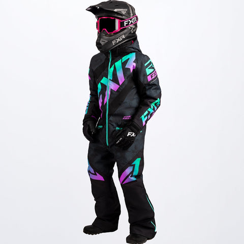 CX MONOSUIT 22 - Black Camo/Mint-E Pink Fade