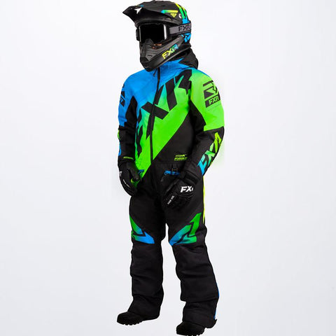 CX MONOSUIT 22 - Lime-Blue Fade/Black
