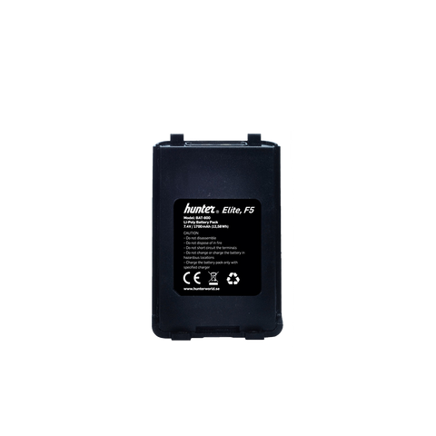 Battery Hunter F5, E-light og Elite 1700 mAh