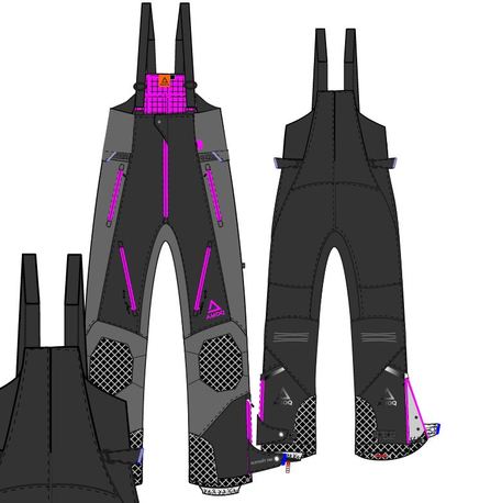 AMOQ Orbit bukse - Svart/Grå/Rosa